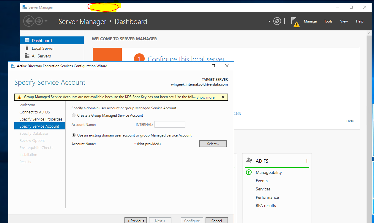 Adfs portal updatepassword